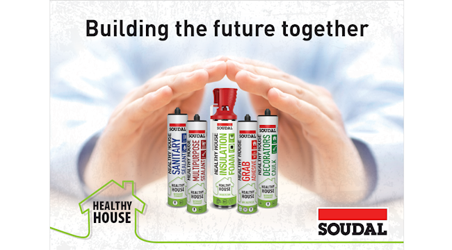 Soudal Healthy House® : more sustainable options across product groups